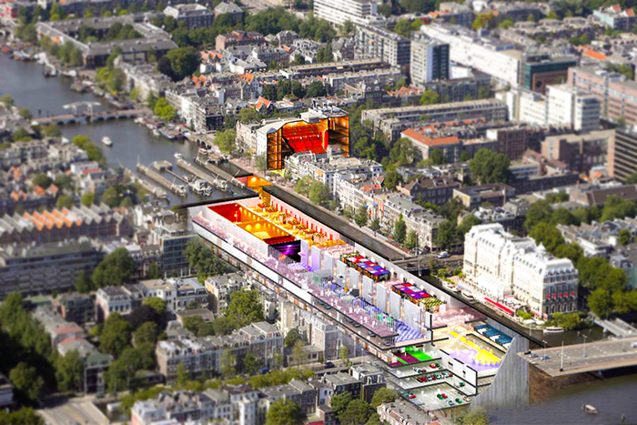 Проект устройства подземного пространства в Амстердаме 