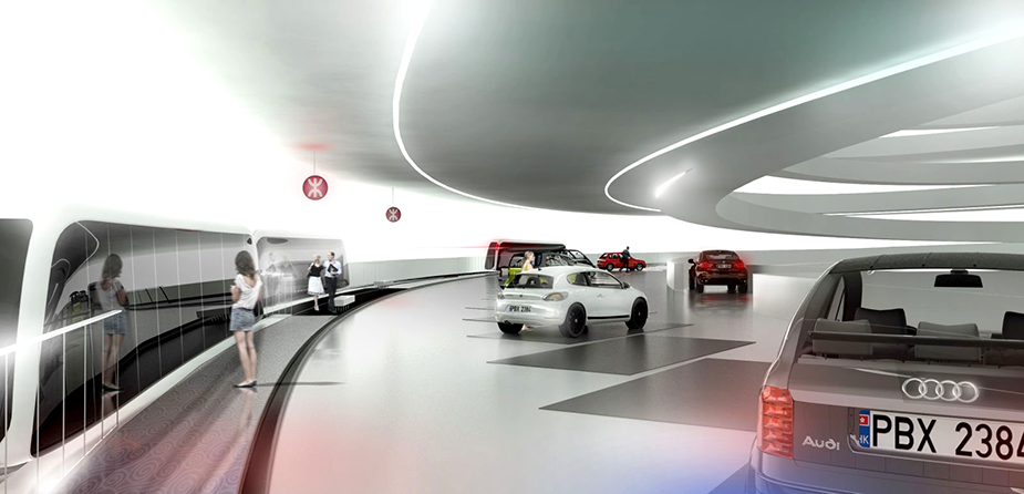 Проект подземного паркинга в Китае