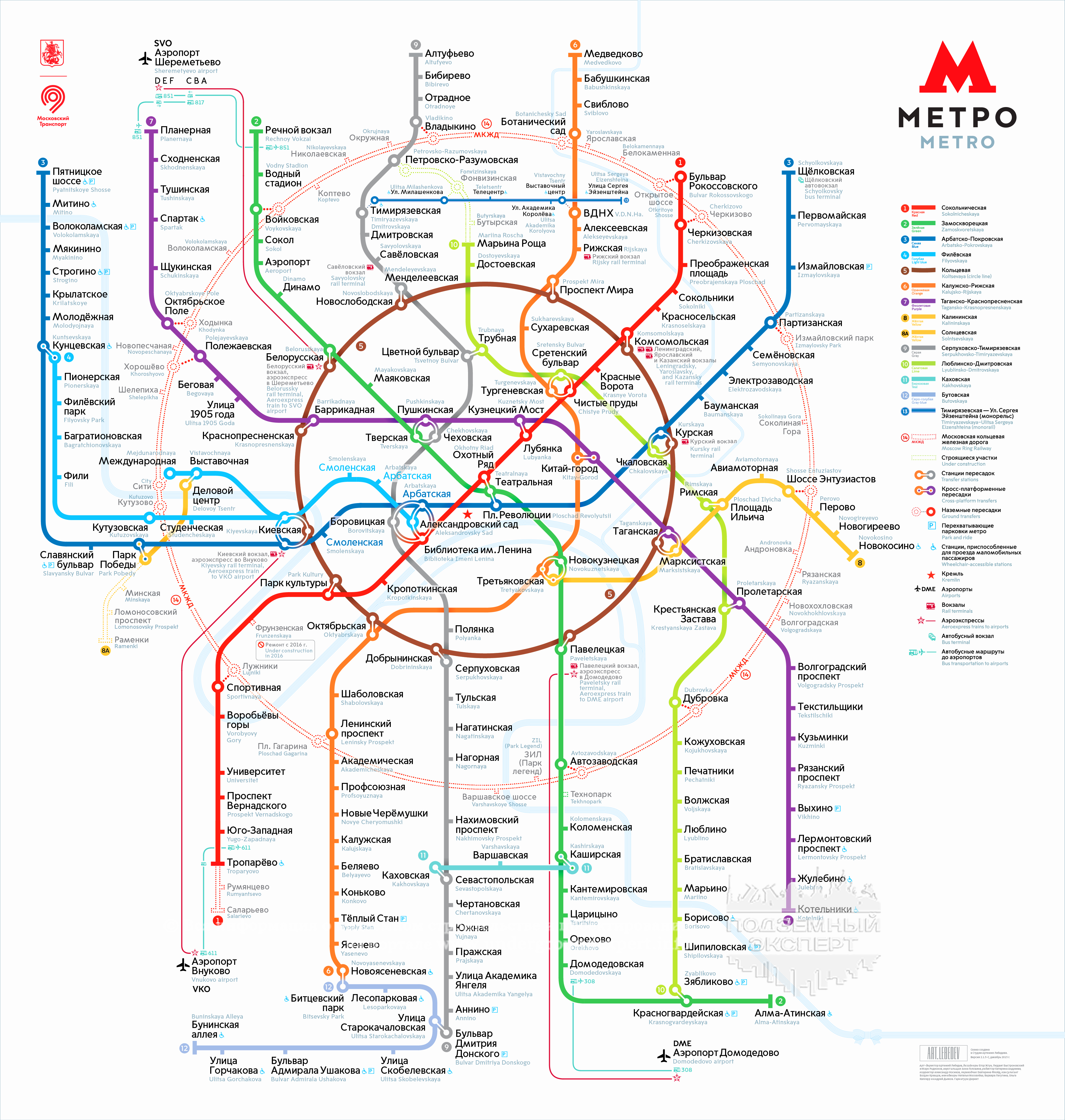 схема развития метро москвы на карте города что означает номер занят