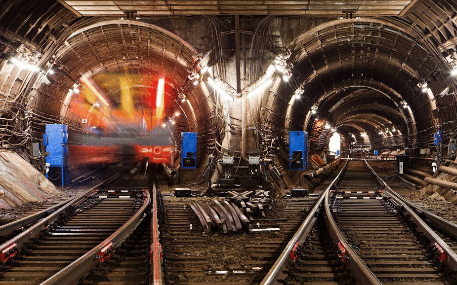 Тоннель метро Москвы