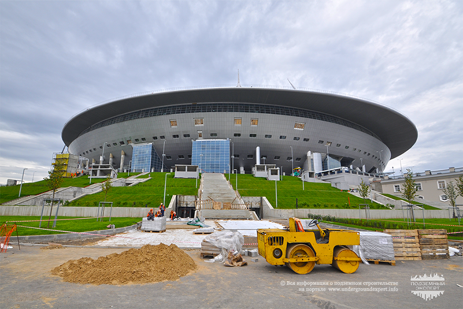 Строительство стадиона СПб Арена