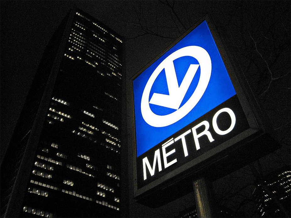 Логотип метрополитена Монреаля