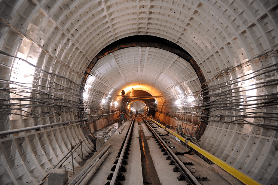 Тоннель кожуховской линии метро