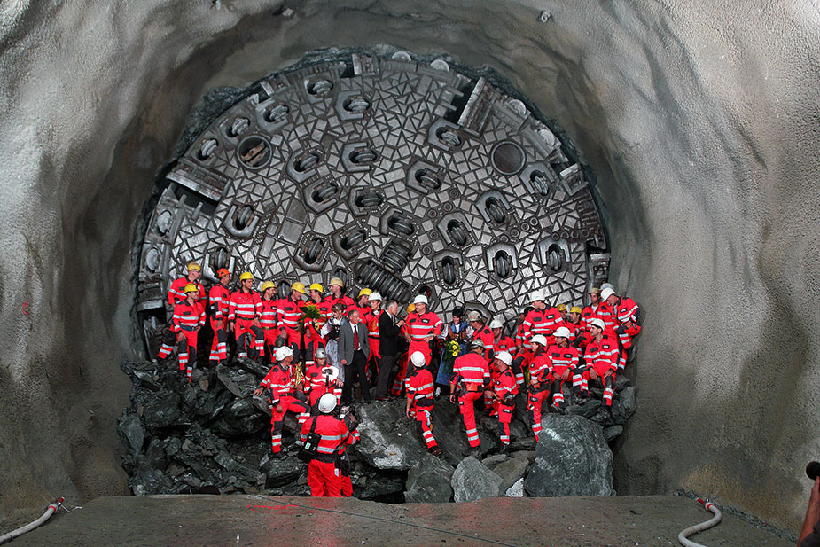Строительство Готардского тоннеля