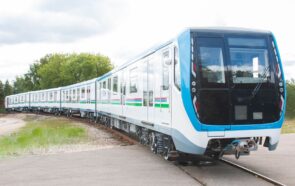 Trains for the subway system in the capital of Uzbekistan