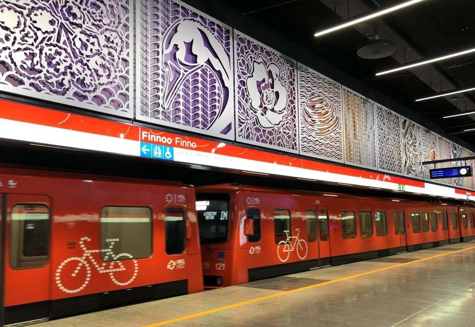 Finnoon metro Helsinki